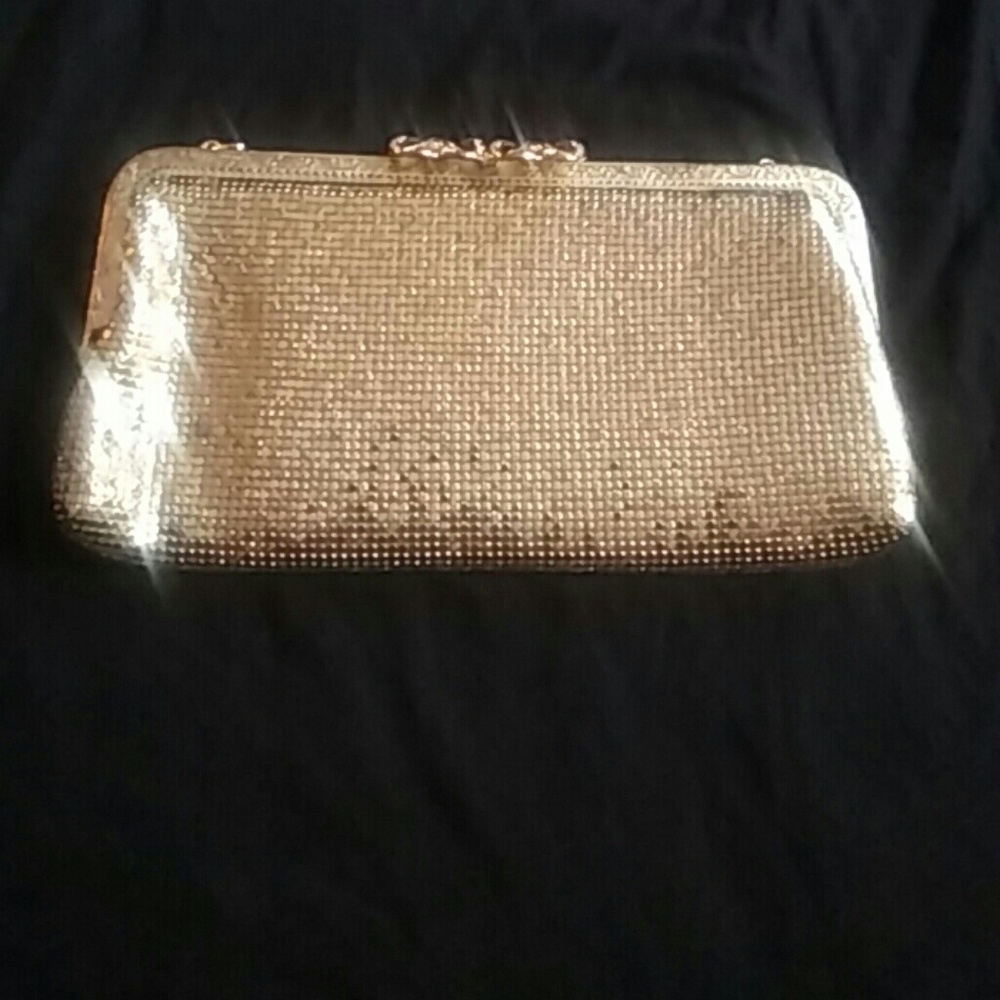 Gold handbag