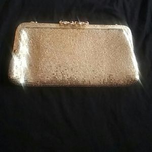 Gold handbag