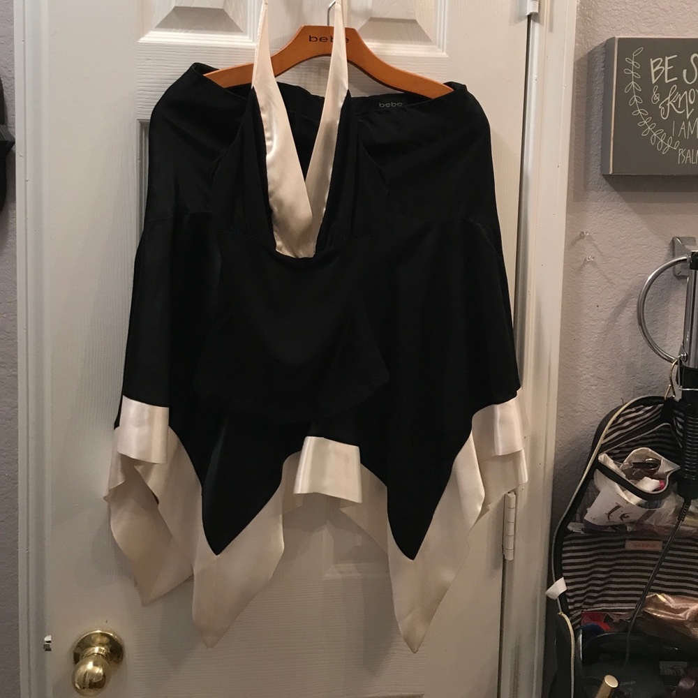 Bebe skirt and top.