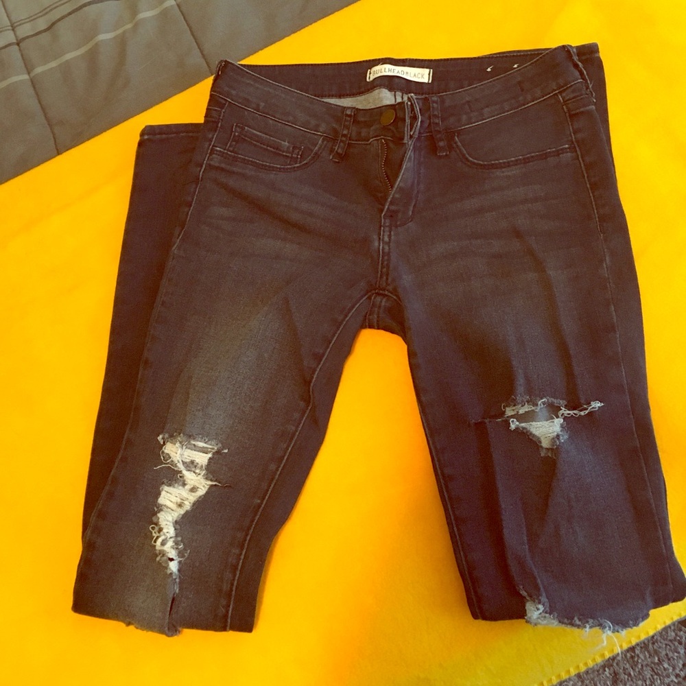 Bullhead black denim leggings