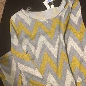 Tunic/dress grey/yellow medium