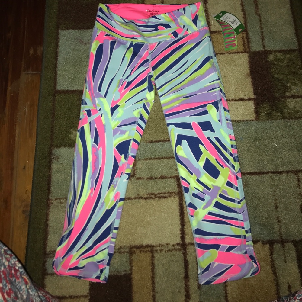 S Lilly Pulitzer yoga pants