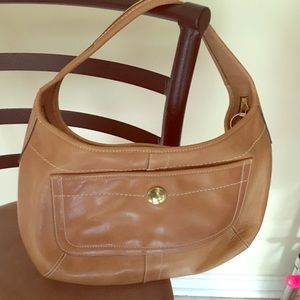 Coach Ergo tan leather shoulder bag