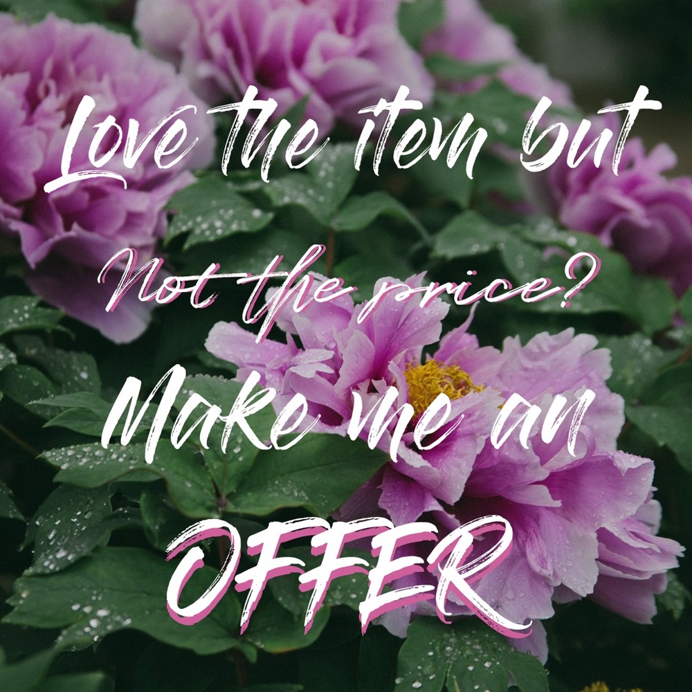 ✨ MAKE ME AN OFFER ✨