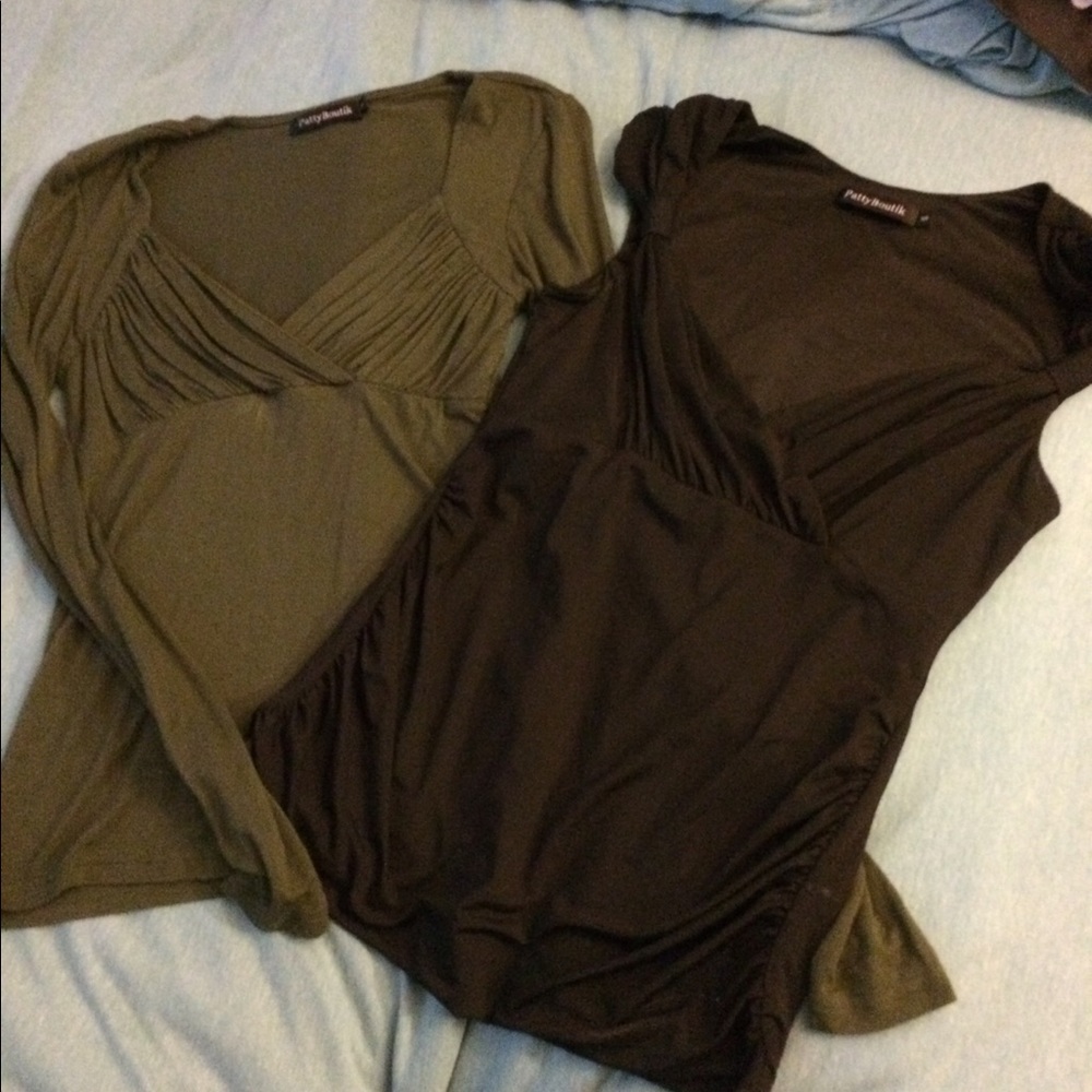 Patty Boutik size small 2 shirt bundle