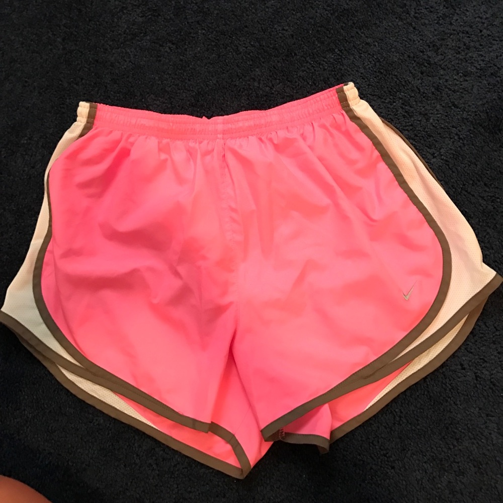 Pink Nike shorts