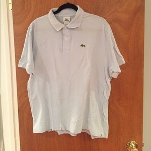 Men's Large Lacoste baby blue