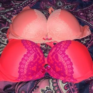 Victoria's Secret Push Up Bra Bundle