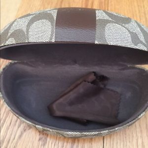 Coach hard eyeglasses case