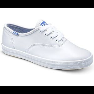 white leather keds
