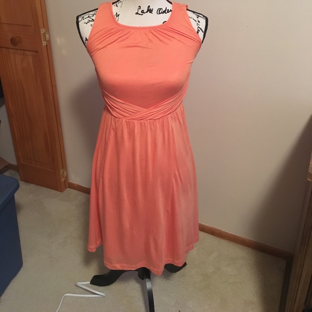 Ann Taylor 0P orange dress. worn once