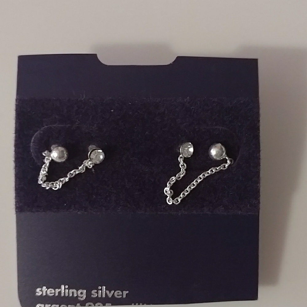 BRAND NEW DESIGNER STERLING SLIVER EARRINGS