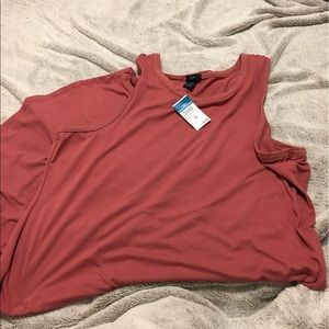 Plus size dusty rose colored dress