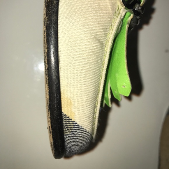 Dior Green Plaid Fringe Heels - Picture 5 of 8