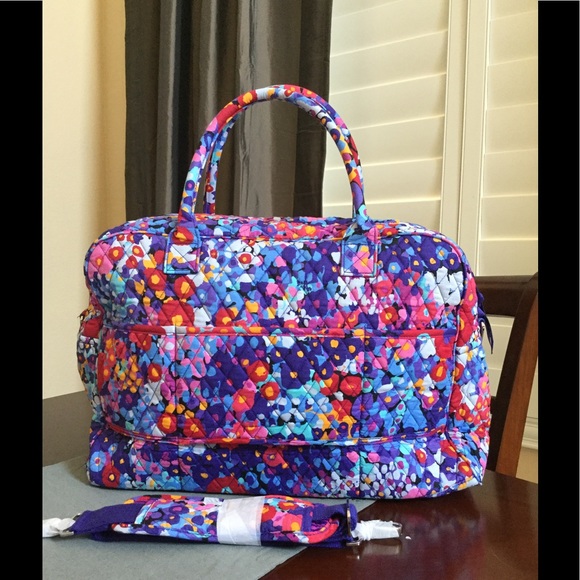 Vera Bradley Weekender Travel Bag Dimensions Keweenaw Bay Indian
