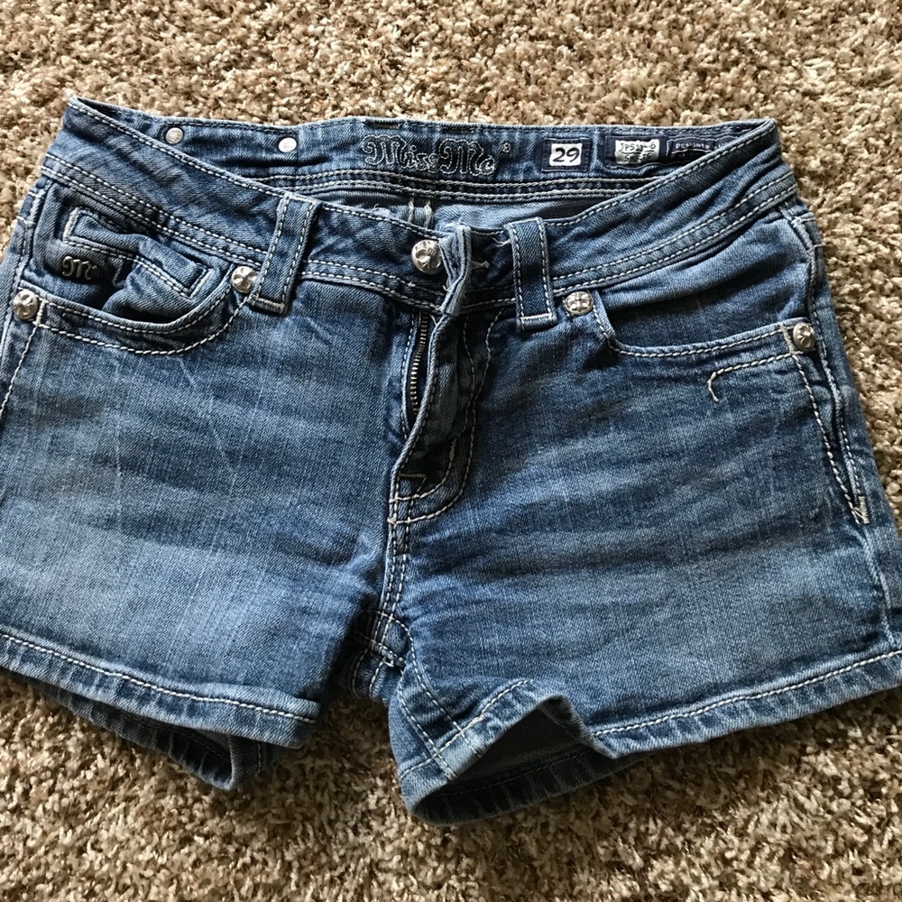 Denim shorts