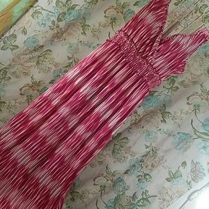 2-TONE PINK MAXI DRESS