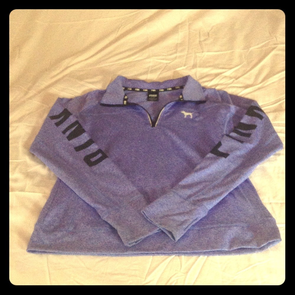 Purple Running/Yoga Pull Over Lightweight Jacket