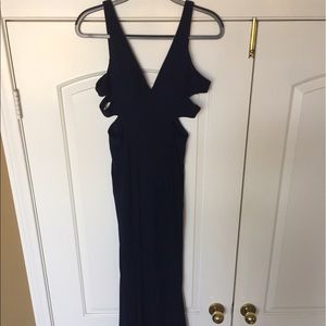 Blue formal maxi dress