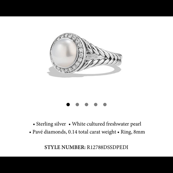 David Yurman Pearl Ring - Picture 5 of 5