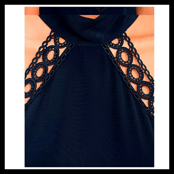 ๐HP ๐บ Gorgeous chiffon halter style dress๐บ๐ - Picture 3 of 6