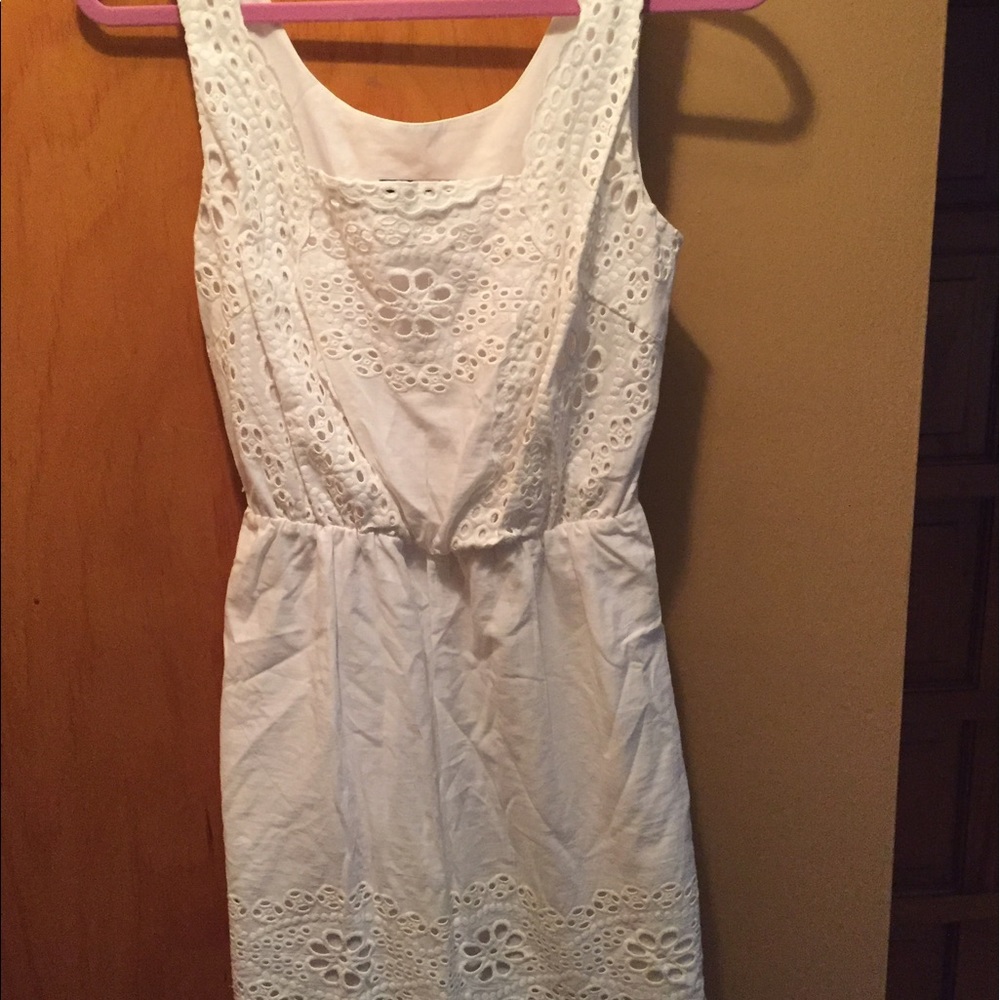 White boutique dress