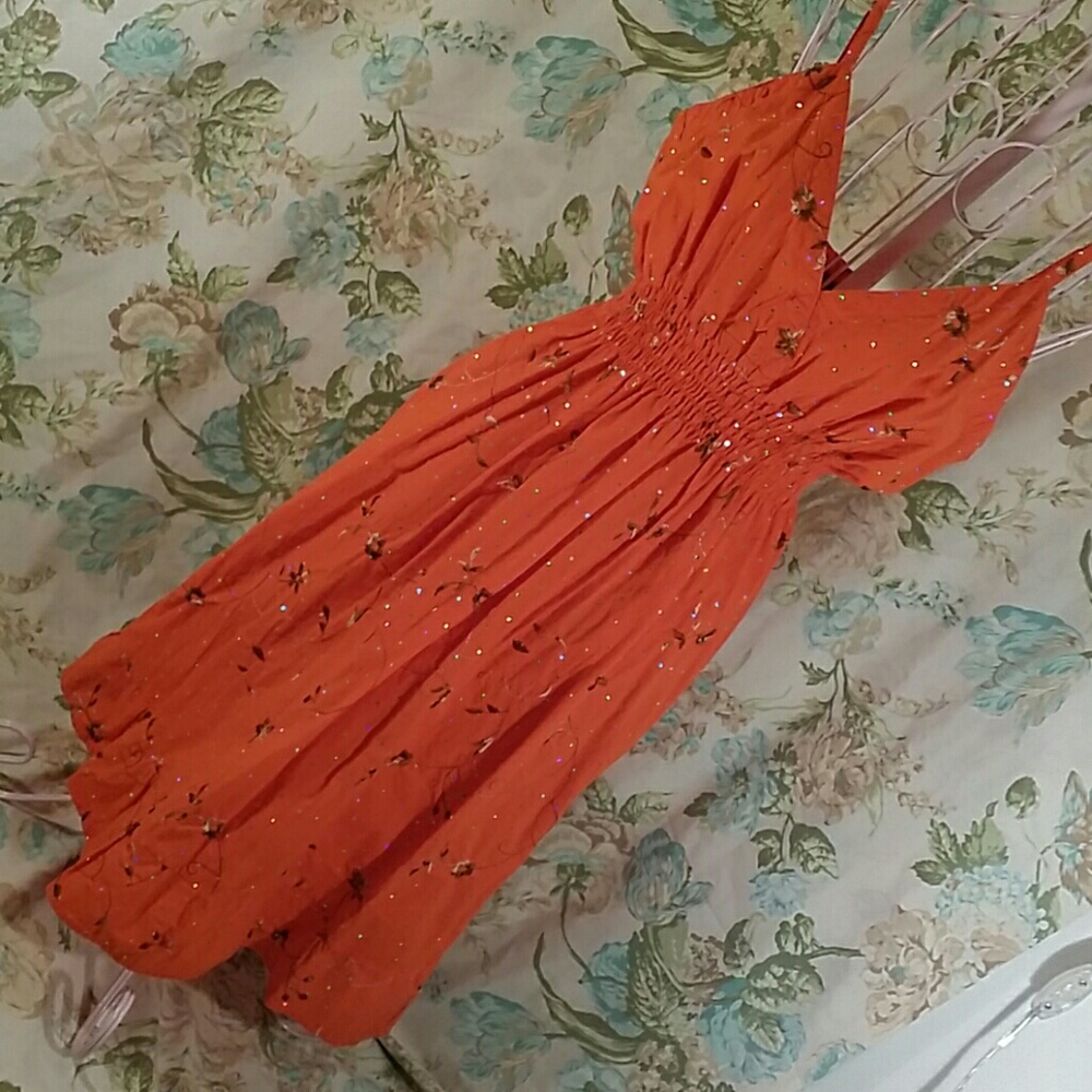 ORANGE SUMMER DRESS