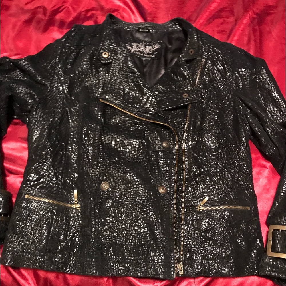 Live a Little size M leather jacket
