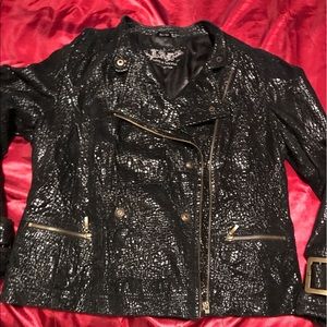 Live a Little size M leather jacket