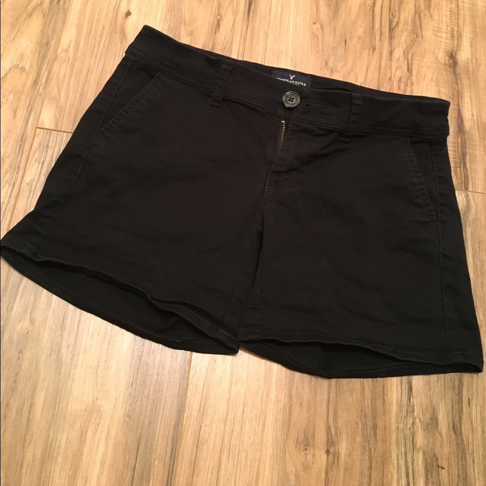 Black size 0 American Eagle shorts (midi length)