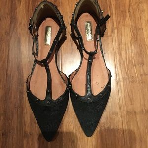 Halogen Black Flats