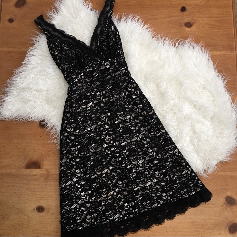 White House Black Market Lace Midi Dress