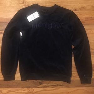Midnight blue sweat shirt from Zara