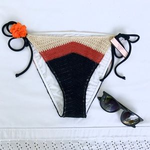 NWT Victoria's Secret Crochet Bikini Bottoms