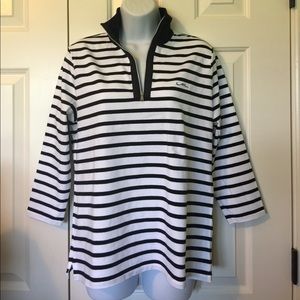 Lauren Active Ralph Lauren Black Striped Top PL