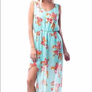 Mint Floral Maxi