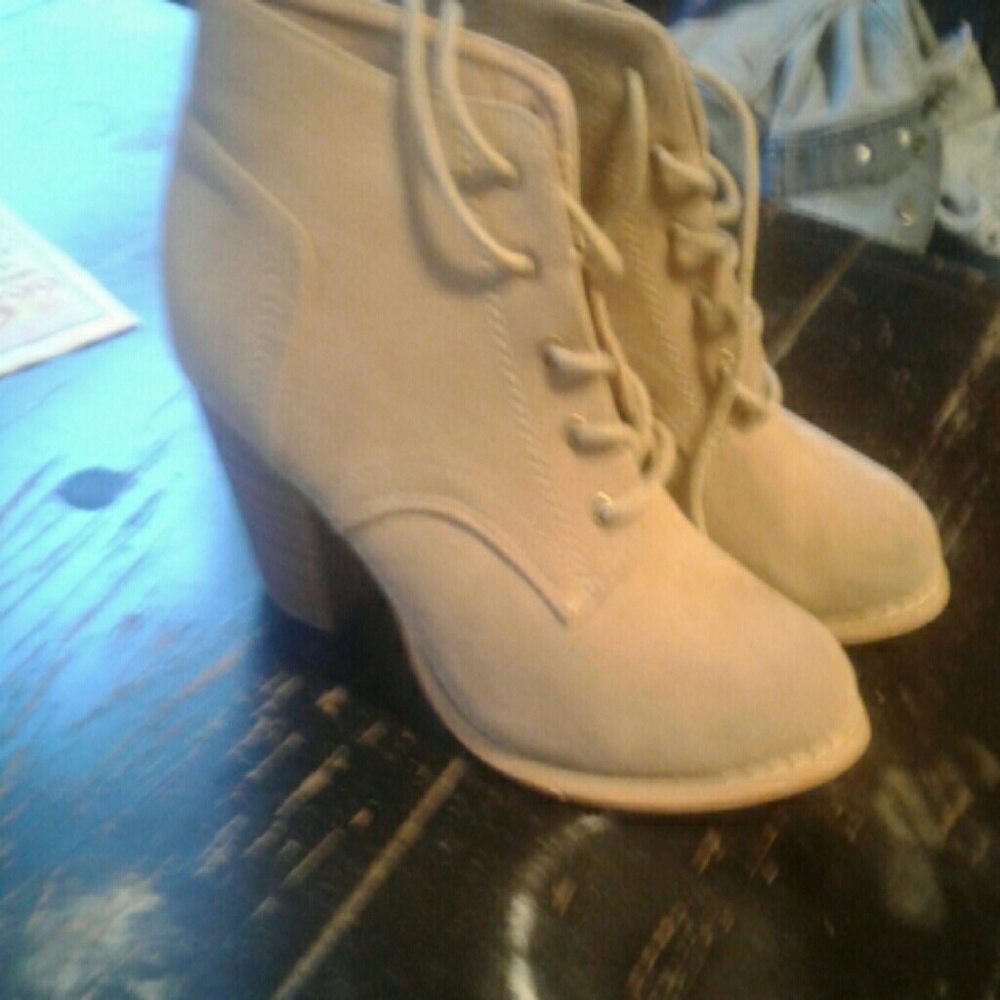 Suede booties