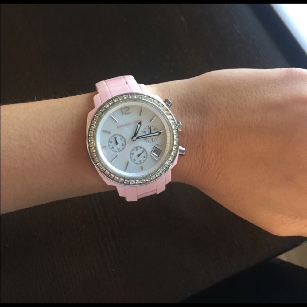 Authentic Pink Michael Kors Watch