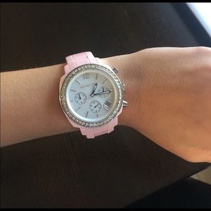 Authentic Pink Michael Kors Watch