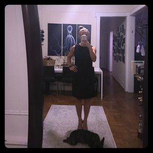 Ann Taylor LBD with lace detailing