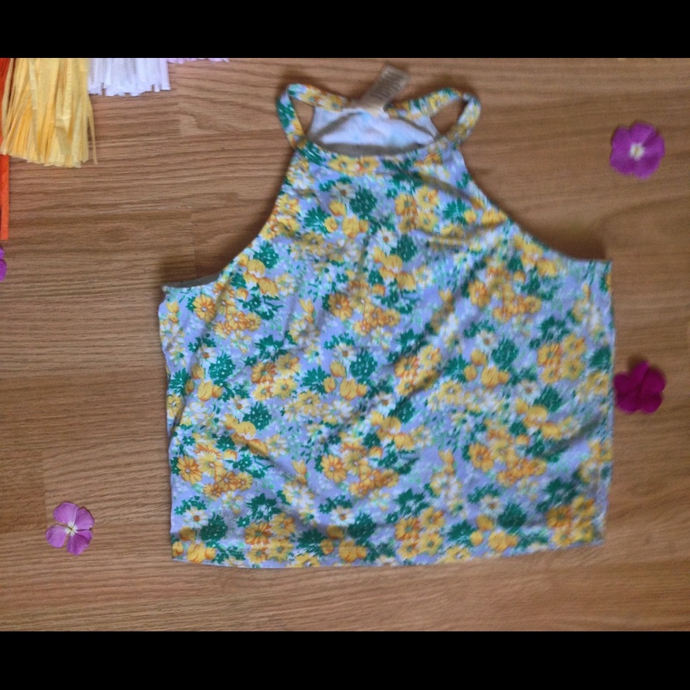 Floral crop top