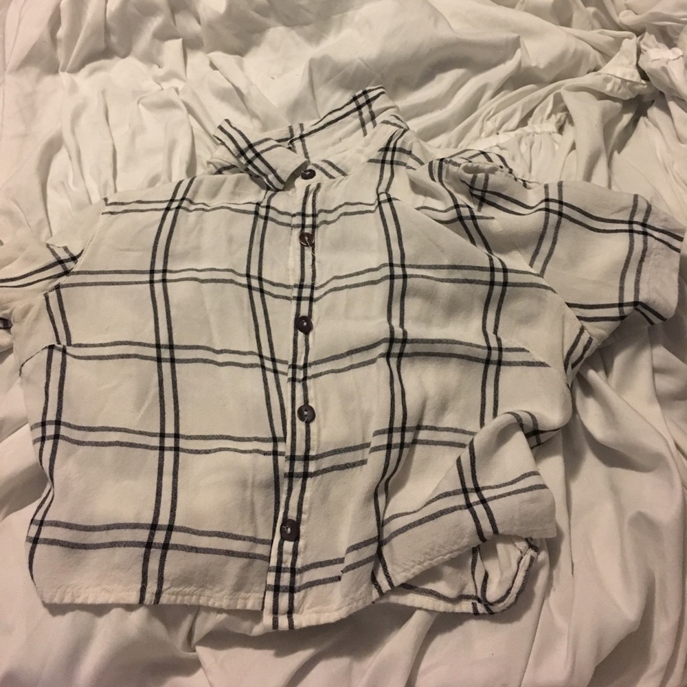 Crop top flannel