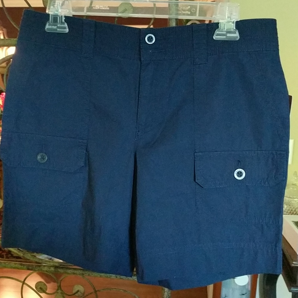 Navy Blue 100% Cotton Light Weight Shorts