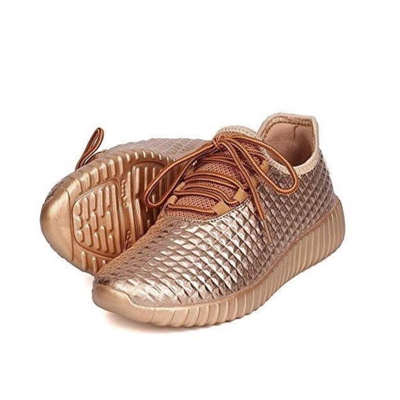 🎉RoseGold Sneakers 👟 - Picture 6 of 7