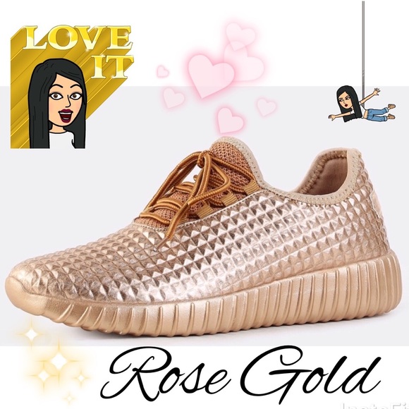🎉RoseGold Sneakers 👟 - Picture 3 of 7