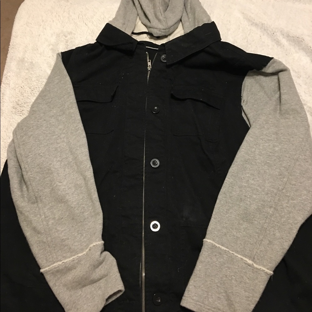 Black and gray plus size Torrid jacket
