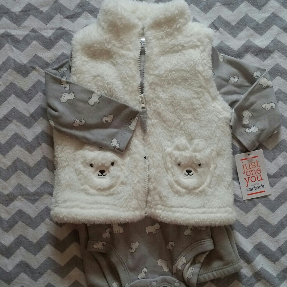 Winter Baby Set With Vest