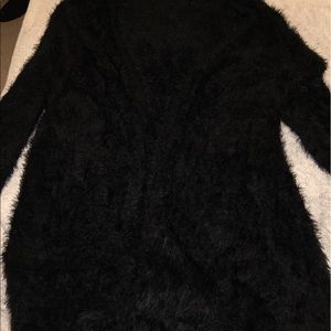 Fuzzy black Torrid cardigan