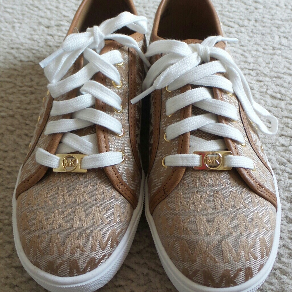 Michael Kors canvas shoes - size 5 (fits like a 6)