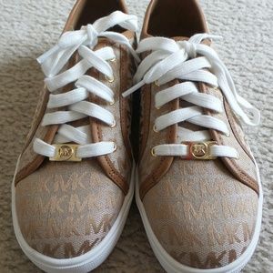 Michael Kors canvas shoes - size 5 (fits like a 6)